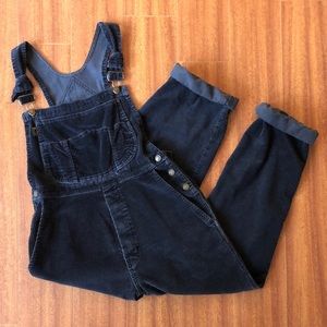 Vintage Dr Martens Black Corduroy Overalls